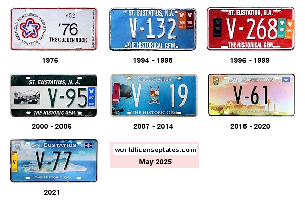 Truck license plates