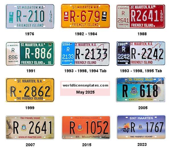 Rental Car license plates
