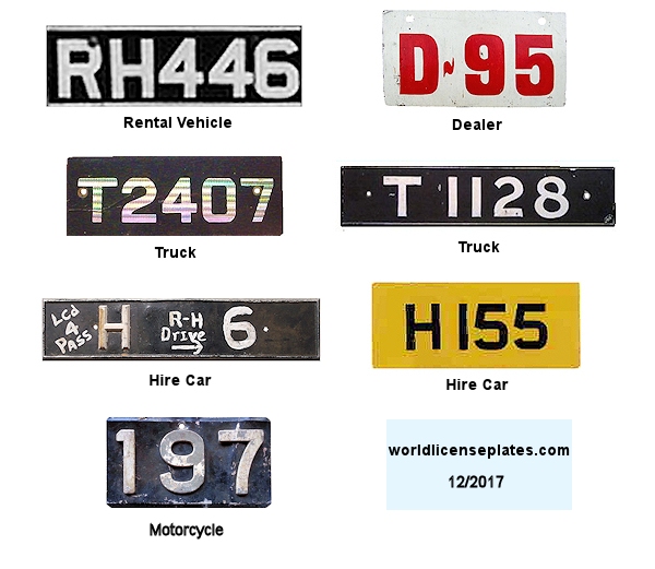 Non-Passenger/Other license plates