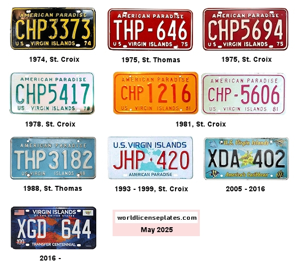 Truck license plates