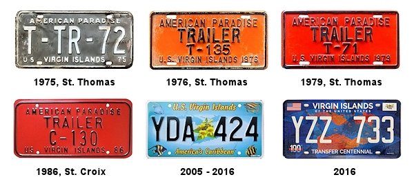 Trailer license plates