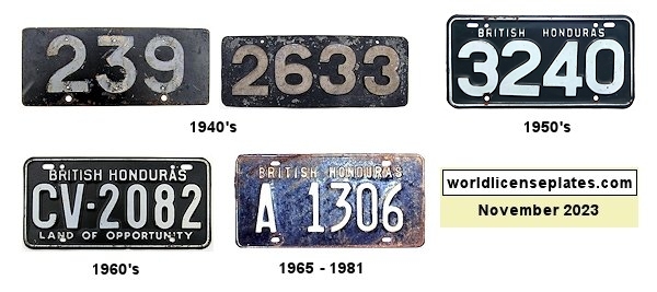 Non-Passenger/Other license plates
