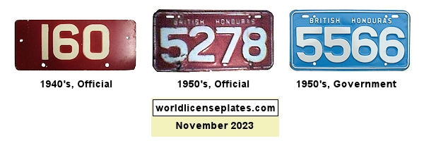 Government, Official license plates