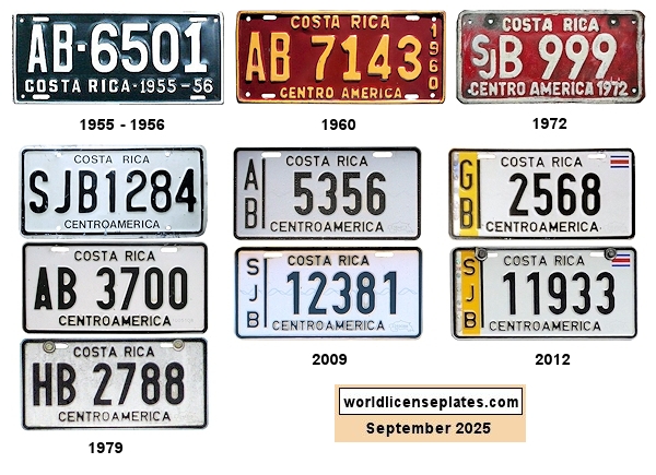Bus license plates