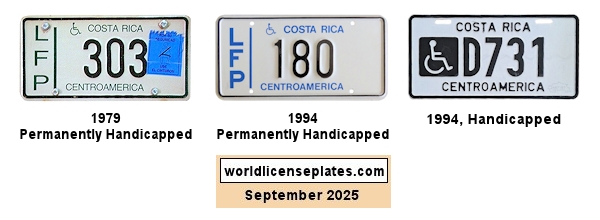 Handicapped license plates