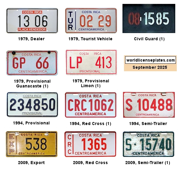 Non-Passenger/Other license plates