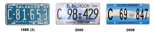 Commercial license plates