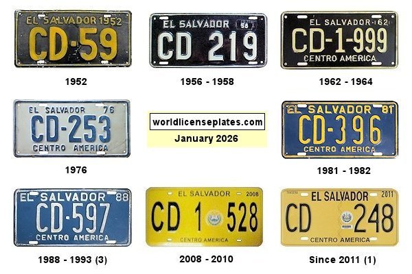 Diplomatic Corps license plates