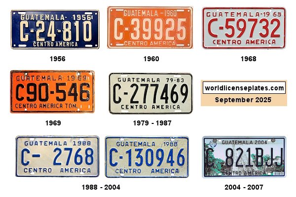 Commercial license plates