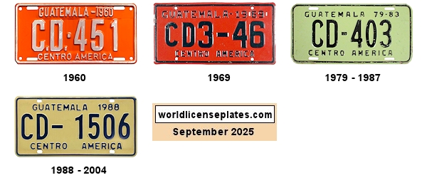 Diplomatic Corps license plates