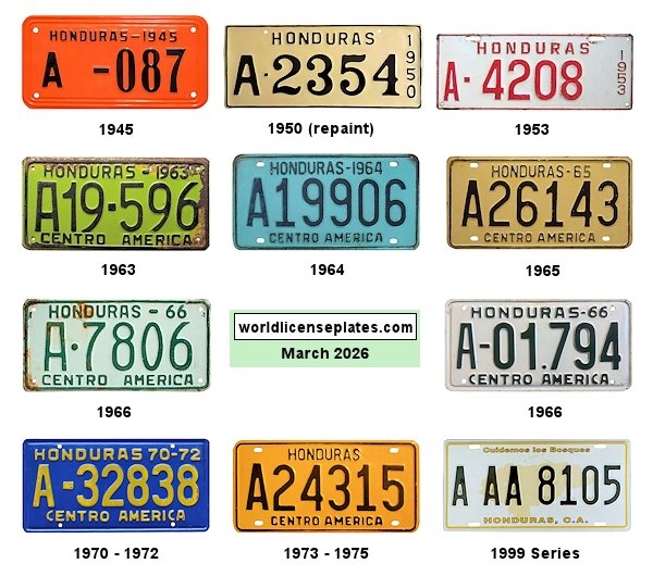Commercial, For Hire license plates
