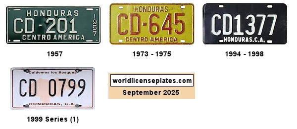 Diplomatic Corps license plates