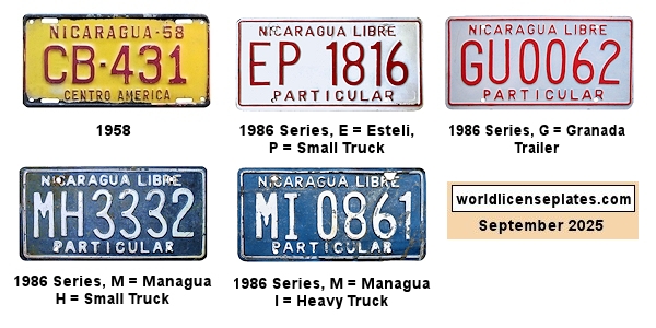 Commercial license plates