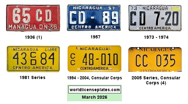 Diplomatic, Consular Corps license plates