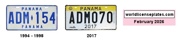 Non-Diplomatic Administrative Staff license plates