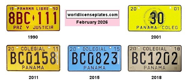 School Bus license plates