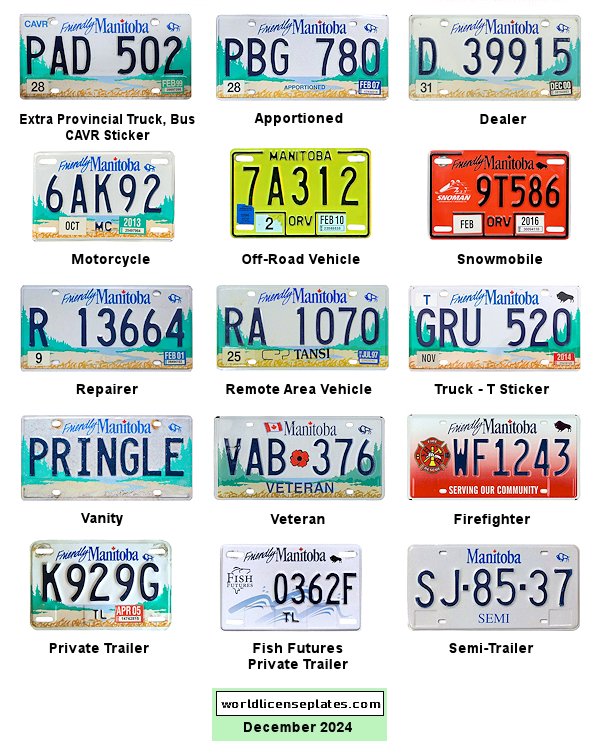 Non-Passenger/Other license plates