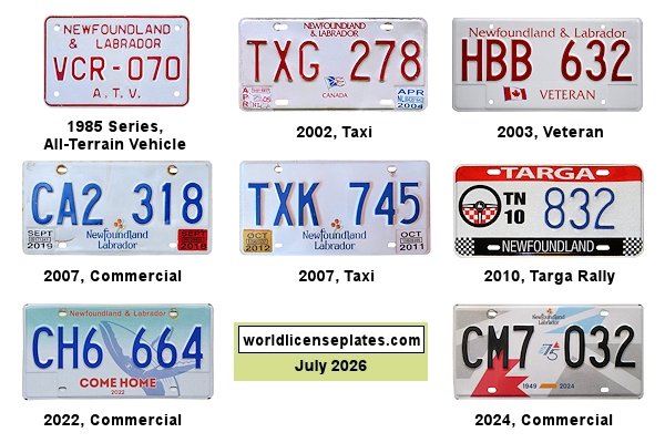 Non-Passenger/Other license plates