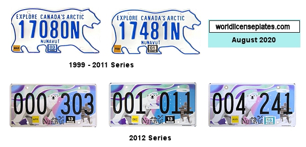 Private/Passenger license plates