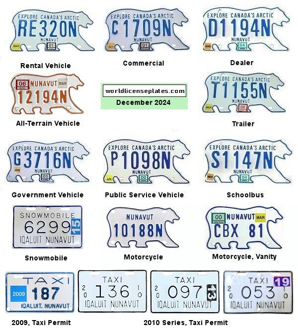 Non-Passenger/Other license plates