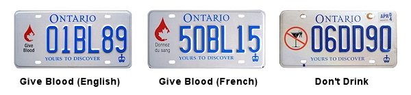 Special Interest license plates