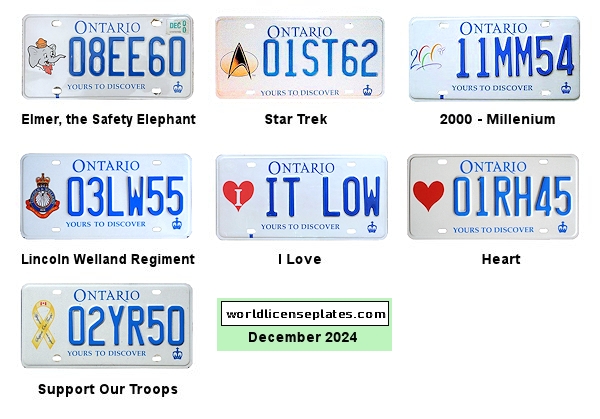 Special Interest license plates
