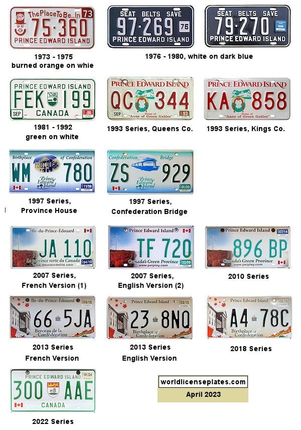 Private/Passenger license plates