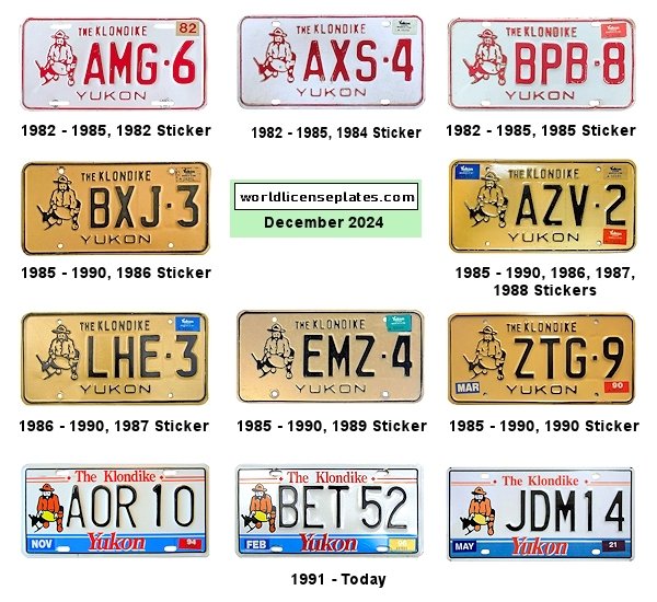 Private/Passenger license plates