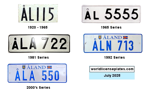 Private/Passenger license plates