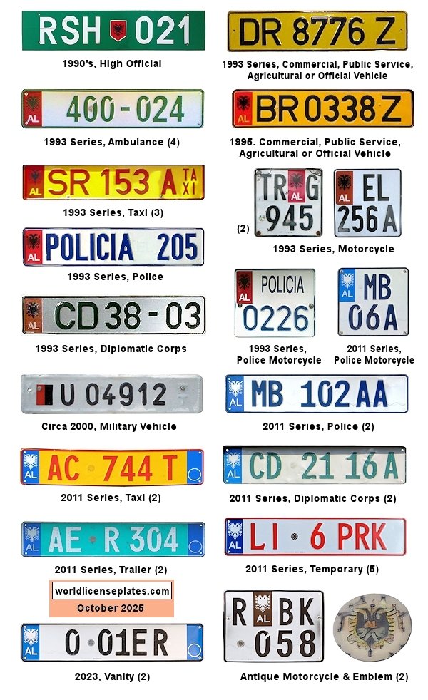 Non-Passenger/Other license plates
