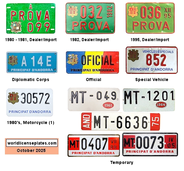 Non-Passenger/Other license plates