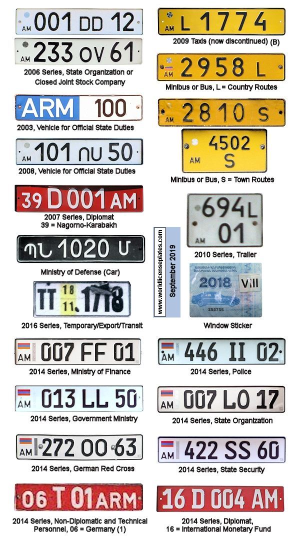 Non-Passenger/Other license plates