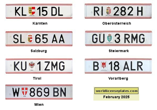 1990's Series license plates