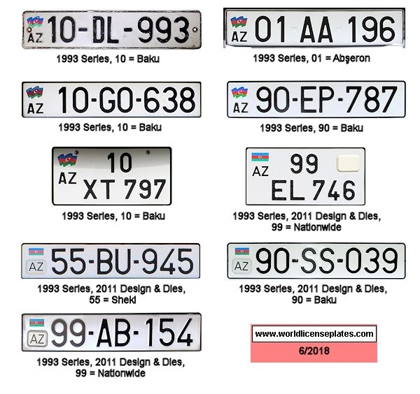Private/Passenger license plates