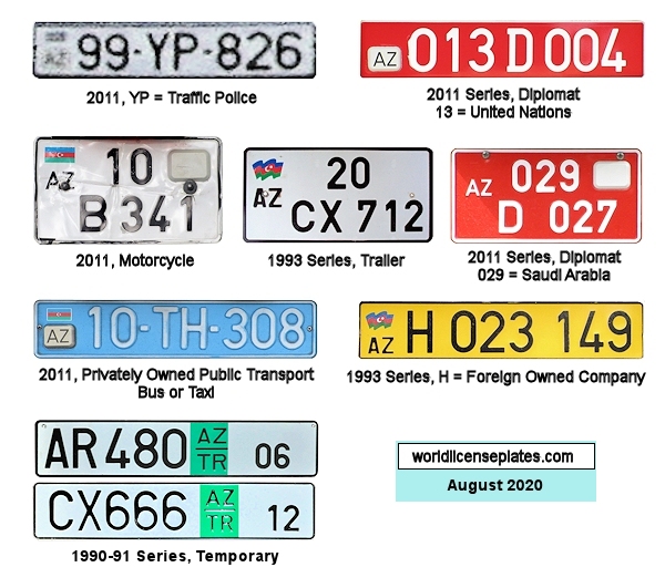 Non-Passenger/Other license plates