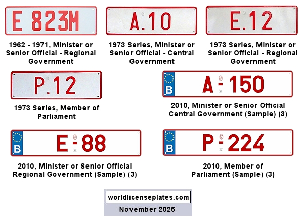 Government license plates