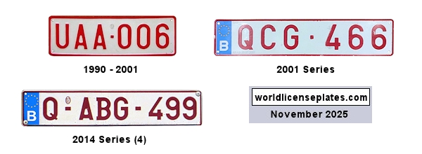 Trailer license plates