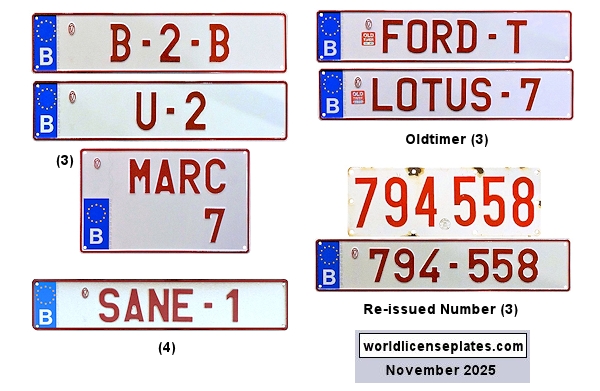 Vanity/Personalized license plates