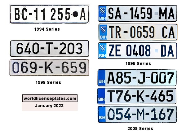 Private/Passenger license plates