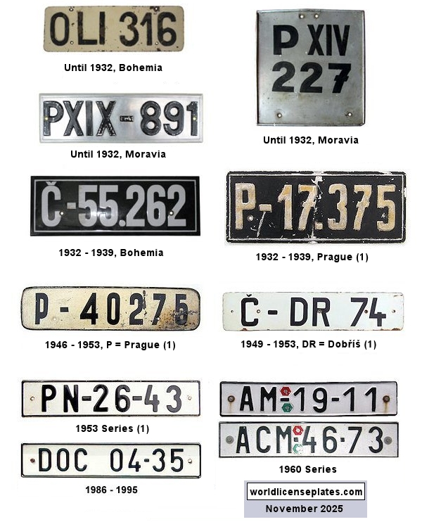 Private/Passenger license plates
