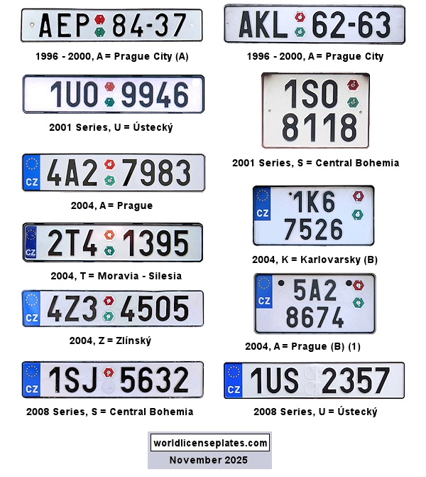 Private/Passenger license plates