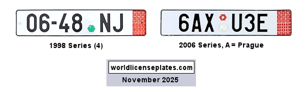 Temporary, Export license plates