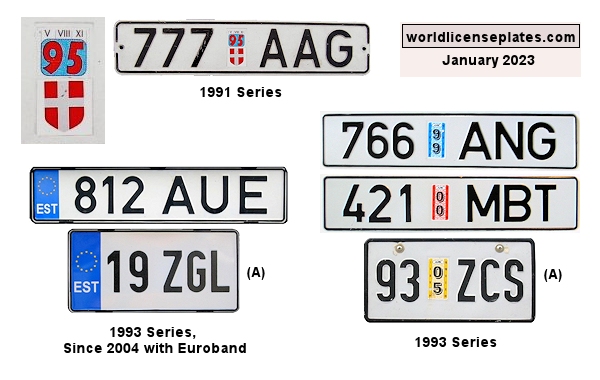 Private/Passenger license plates