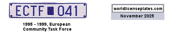 In Yugoslavia license plates