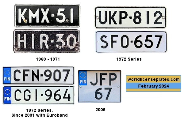 Private/Passenger license plates