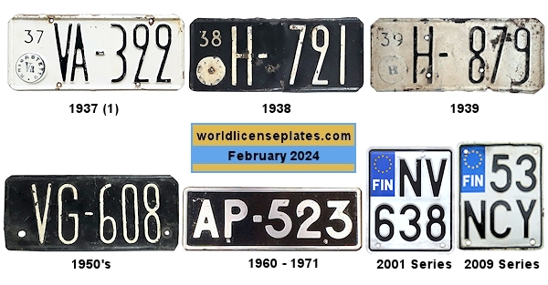 Motorcycle license plates