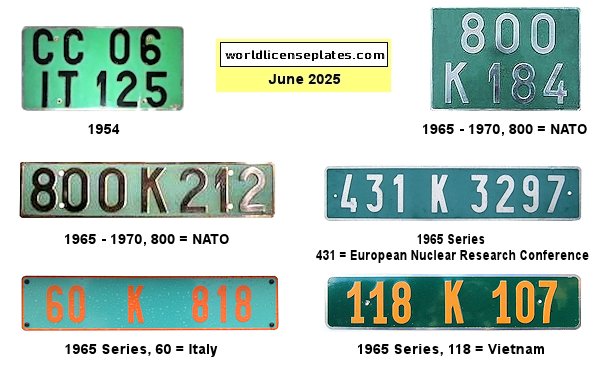 Non-Passenger/Other license plates