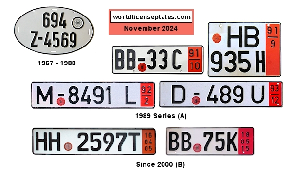 Export license plates