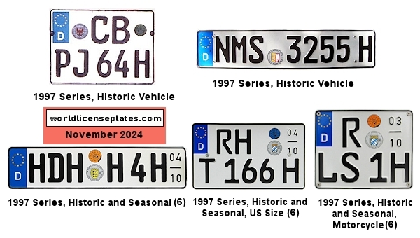 Historic Vehicle license plates