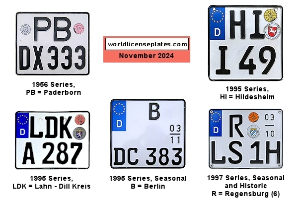 Motorcycle license plates